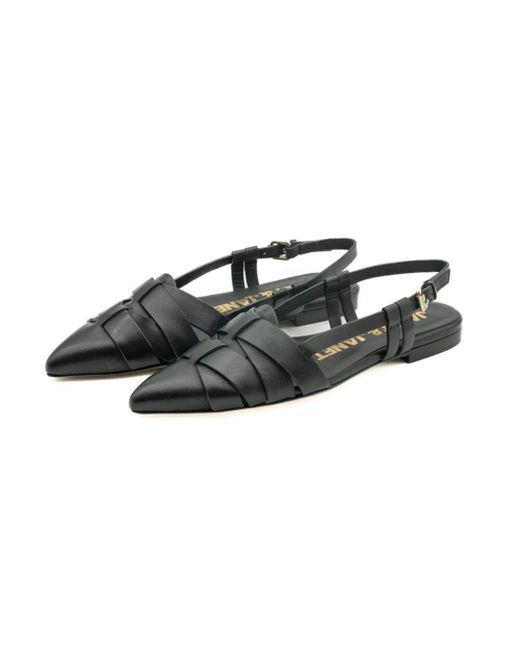 Flat Sandals Janet & Janet de color Black
