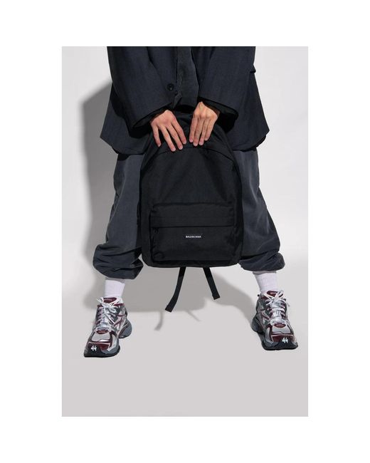 Backpacks Balenciaga de hombre de color Black