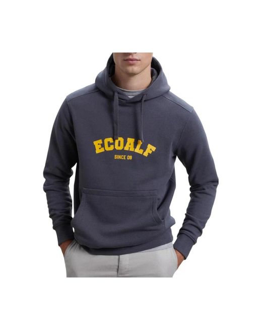Ecoalf Blue Hoodies for men