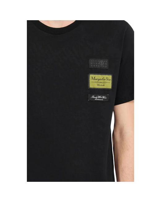 Maison Margiela Black T-Shirts for men