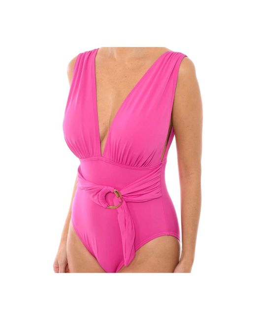 One-Piece Michael Kors de color Pink