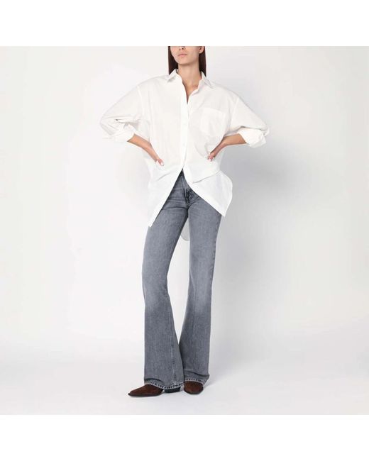Haikure Jeans ,Grijs ,Slim Flora Grijze Jeans in het Blue