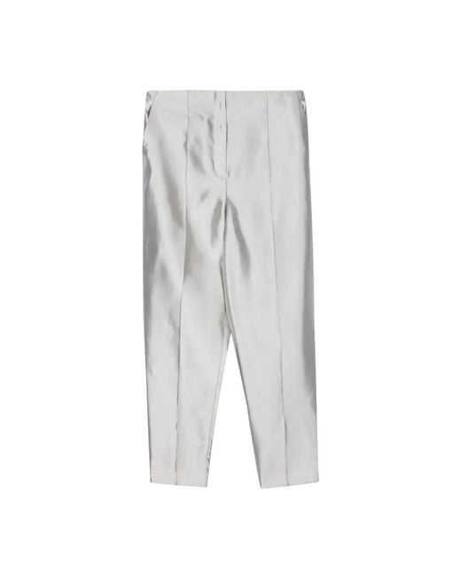 Theory Gray Straight Trousers