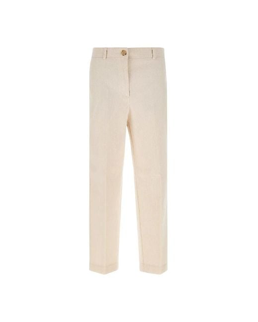 Boss Natural Straight Trousers