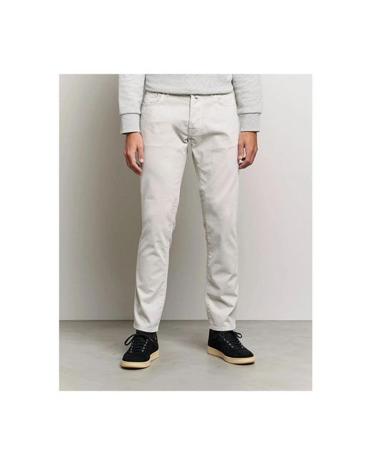 Jacob Cohen Gray Slim-Fit Jeans for men