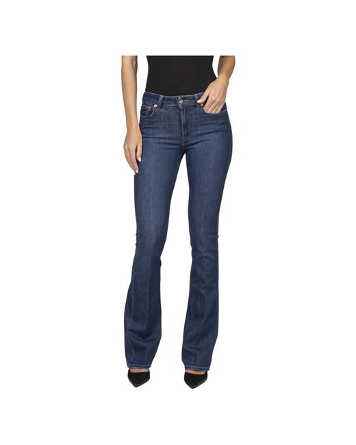 Dondup Blue Boot-Cut Jeans