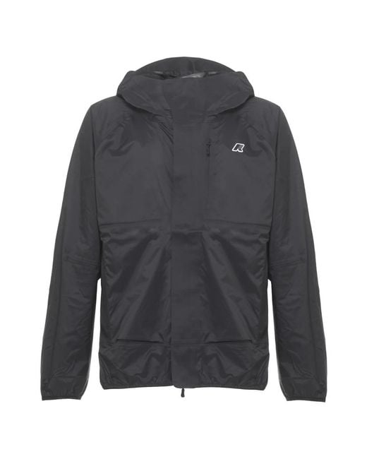 K-Way Gray Rain Jackets for men