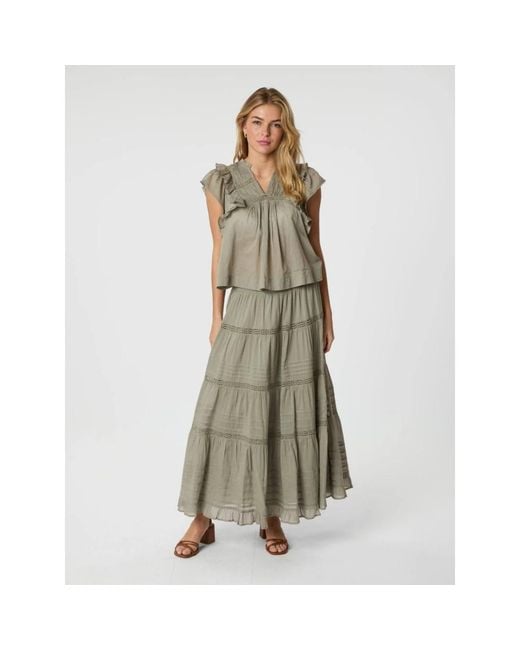 Neo Noir Natural Maxi Skirts
