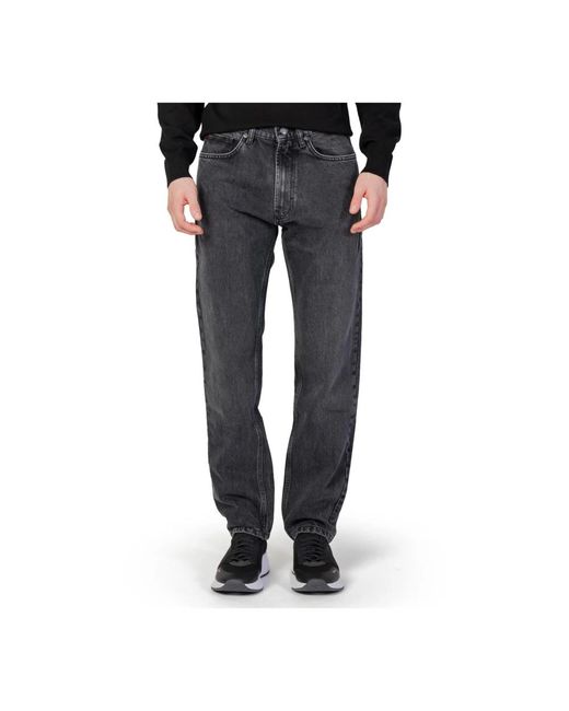 Straight Jeans di HUGO in Gray da Uomo