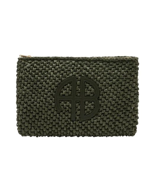 Anine Bing Green Clutches