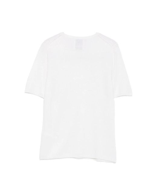 Allude Witte T-Shirts En Polos in het White