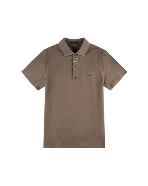 Polo Shirts Fay pour homme en coloris Brown