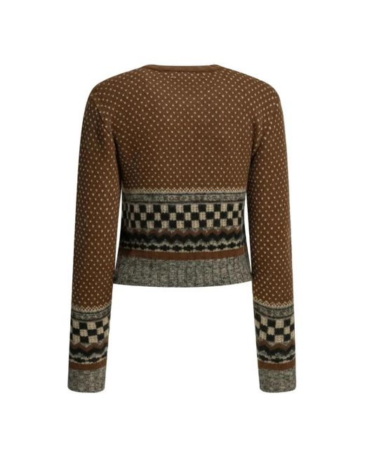 Golden Goose Deluxe Brand Green Round-Neck Knitwear
