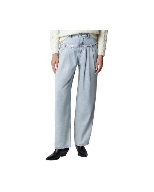 Isabel Marant Blue Loose Fit Jeans