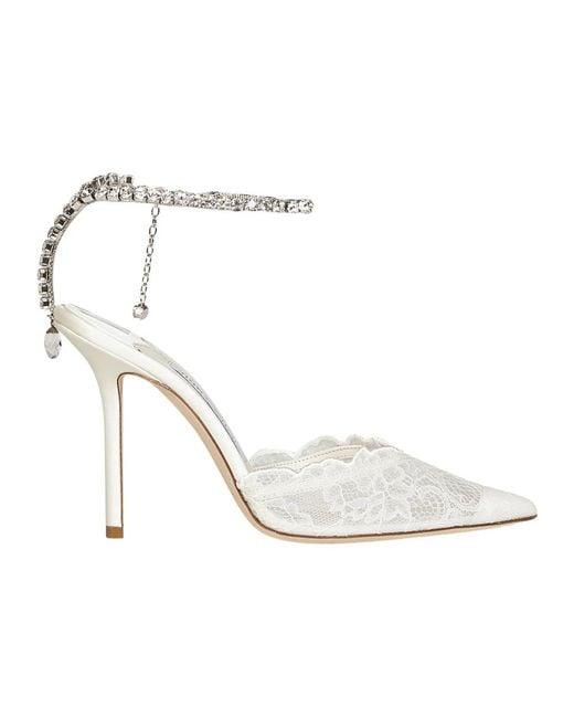 Jimmy Choo White Pumps
