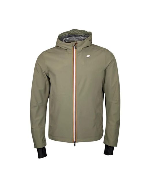 K-Way Green Rain Jackets for men