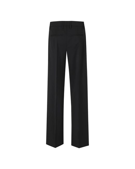 Dondup Black Wide Trousers