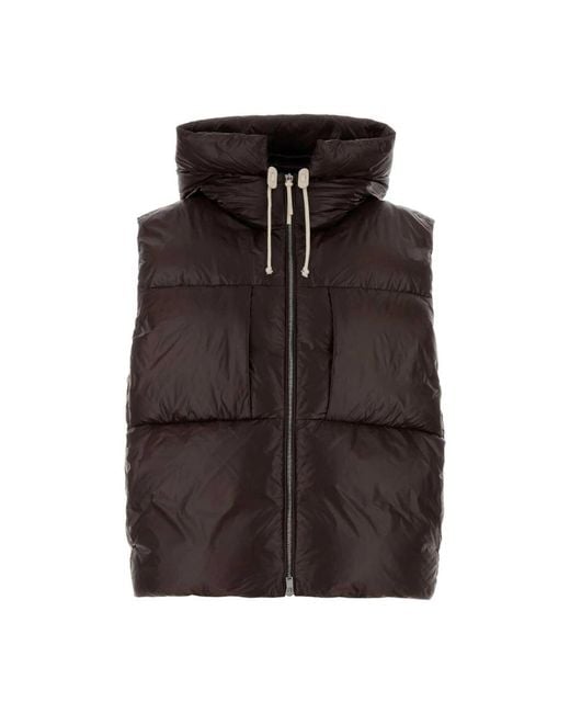 Jil Sander Brown Vests