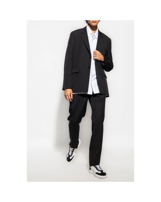 Jil Sander Gestreiftes hemd in White für Herren