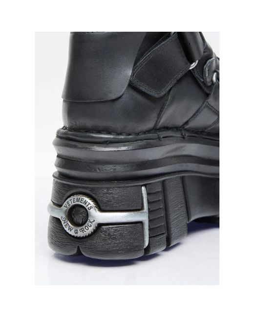 Shoes > boots > lace-up boots Vetements en coloris Black