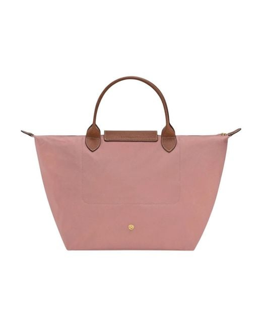 Longchamp Pink Shopping Bags