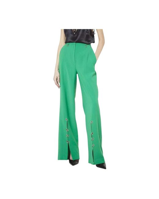 John Richmond Green Wide Trousers