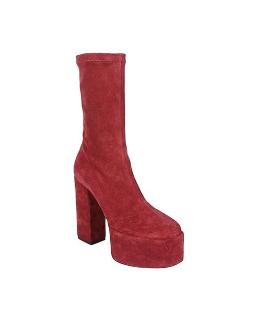 Paris Texas Red Heeled Boots