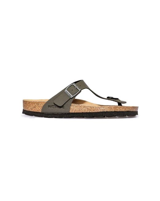 Rohde Brown Grüne alba sandale - synthetik & wildleder