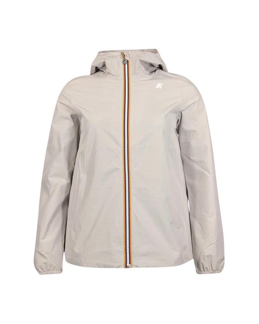 K-Way Gray Light Jackets