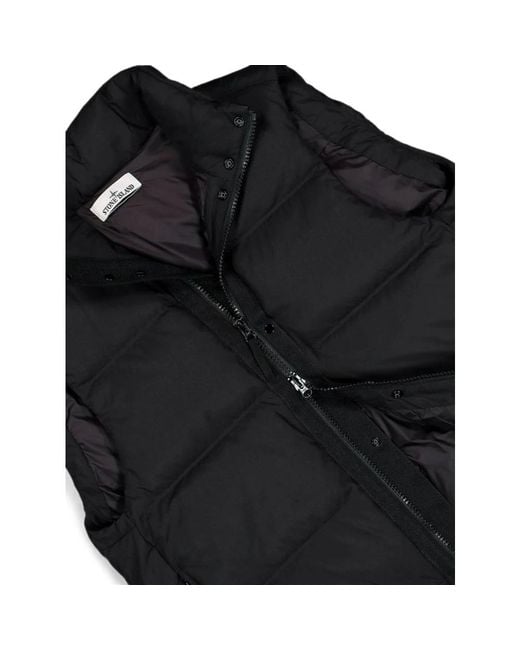 Stone Island Black Waistcoats for men