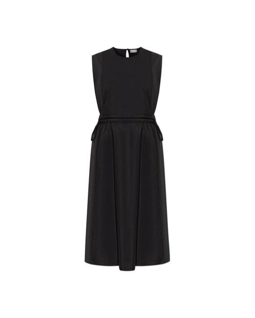 Midi Dresses Moncler en coloris Black