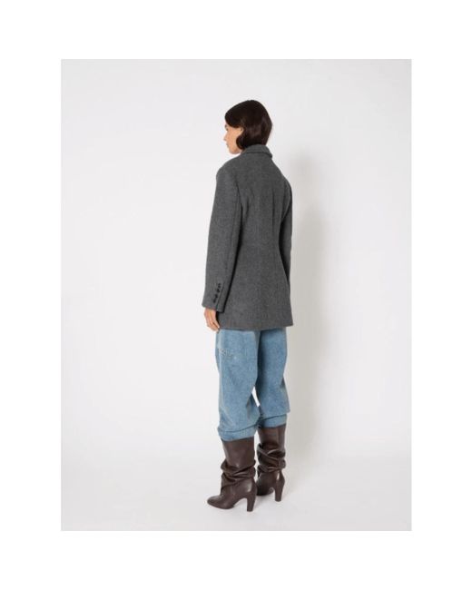 Berenice Jassen ,Grijs ,Wol Misty Blazer in het Gray