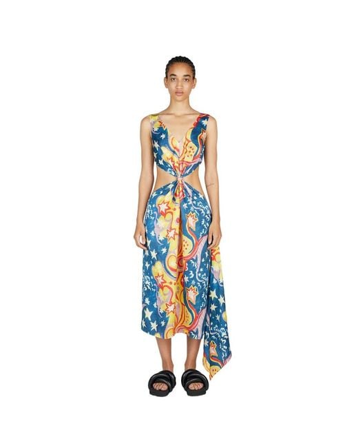 Marni Blue Summer Dresses