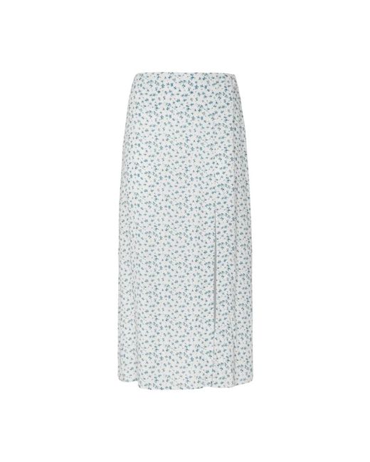 Mar De Margaritas Gray Maxi Skirts