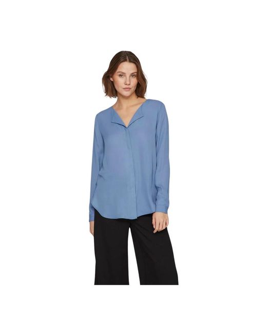Blouses Vila en coloris Blue