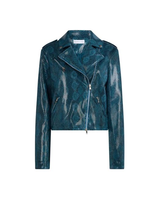 Patrizia Pepe Blue Light Jackets