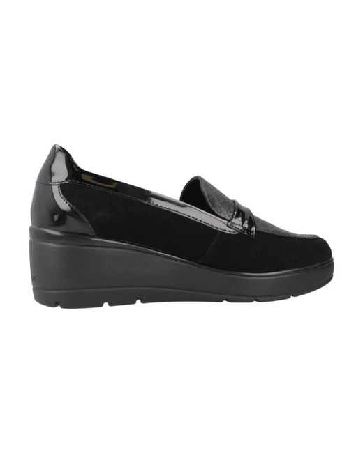 Geox Black Stylische Loafers Für Männer