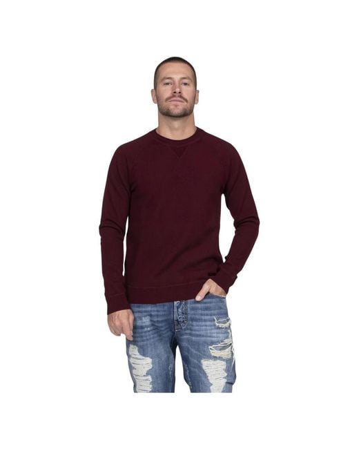 DSquared² Red Round-Neck Knitwear for men