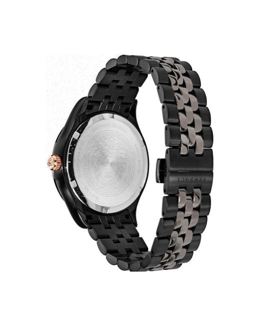 Versace Hellenyium Uhr in Black für Herren