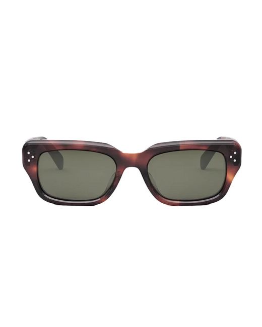 Bold 3 dots large gafas de sol Céline de color Brown