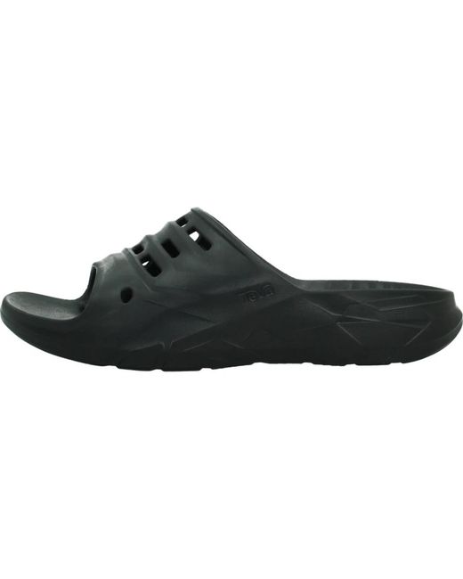 Sliders Teva pour homme en coloris Black