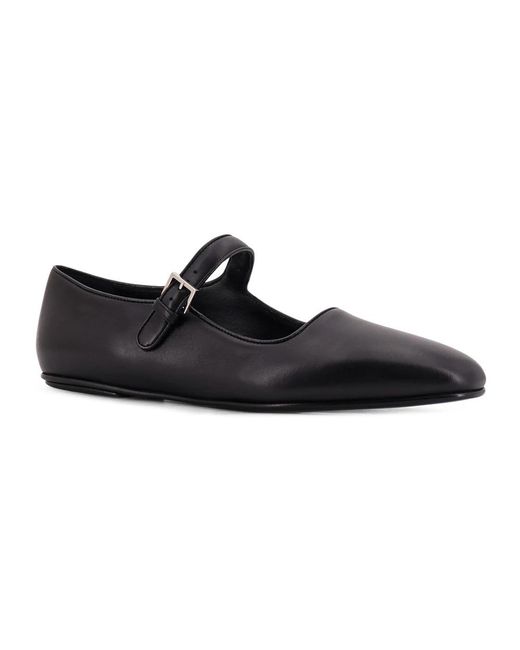 The Row Black Ava Shoe