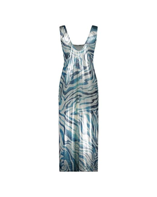 Alberta Ferretti Blue Maxi Dresses