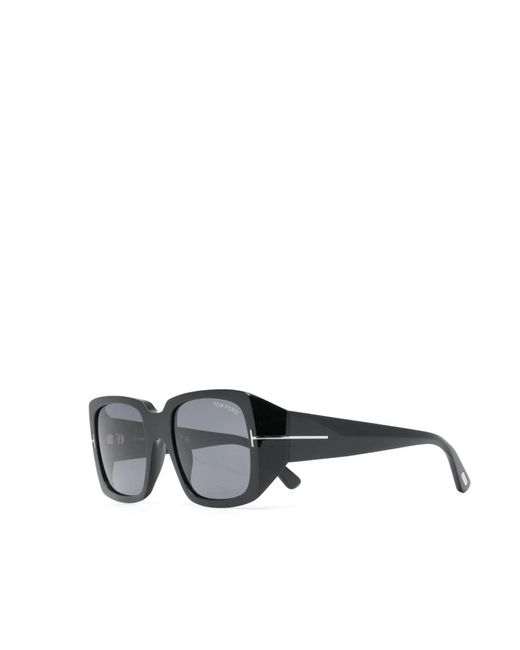 Tom Ford Black Schwarze sonnenbrille für den täglichen gebrauch