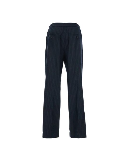 Straight Trousers di DUNST in Blue da Uomo