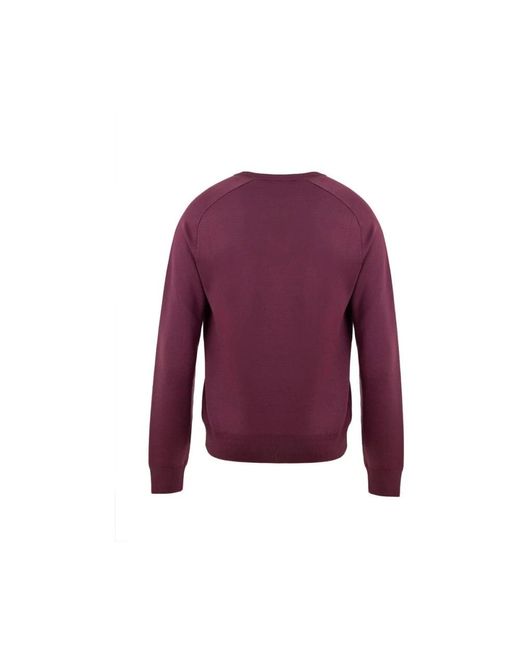 Tom Ford Purple V-Neck Knitwear for men