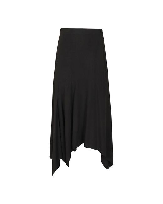 Yohji Yamamoto Black Maxi Skirts