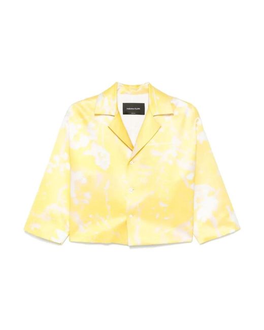 Light Jackets Fabiana Filippi de color Yellow