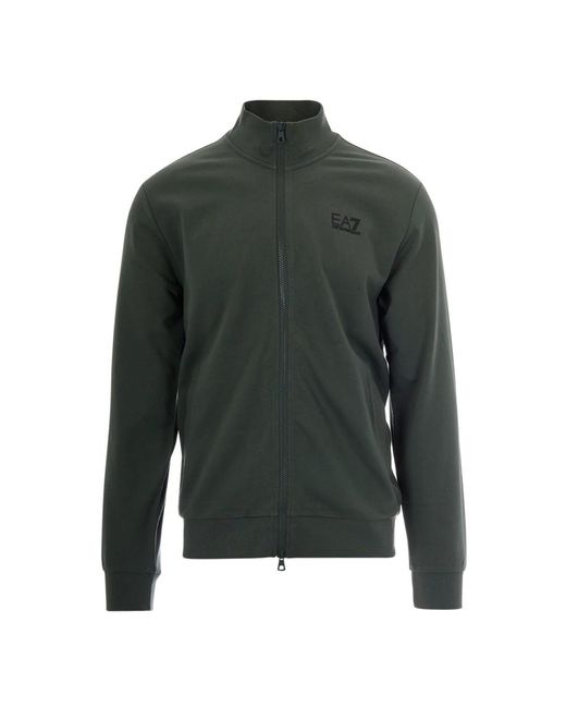 Zip-Throughs di EA7 in Green da Uomo