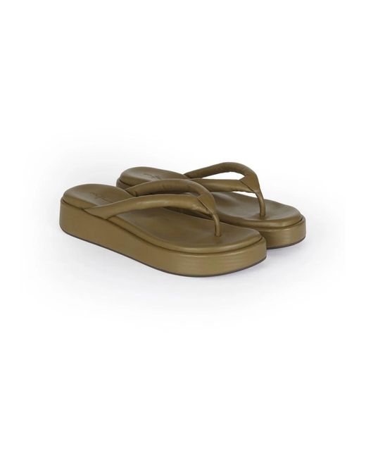 Cortana Brown Flip Flops